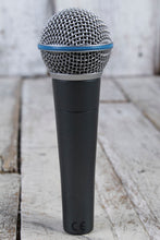 Load image into Gallery viewer, Shure Beta 58A Supercardioid Dynamic Vocal Microphone with Clip and Bag Mic