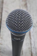 Shure Beta 58A Supercardioid Dynamic Vocal Microphone with Clip and Bag Mic