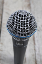 Load image into Gallery viewer, Shure Beta 58A Supercardioid Dynamic Vocal Microphone with Clip and Bag Mic