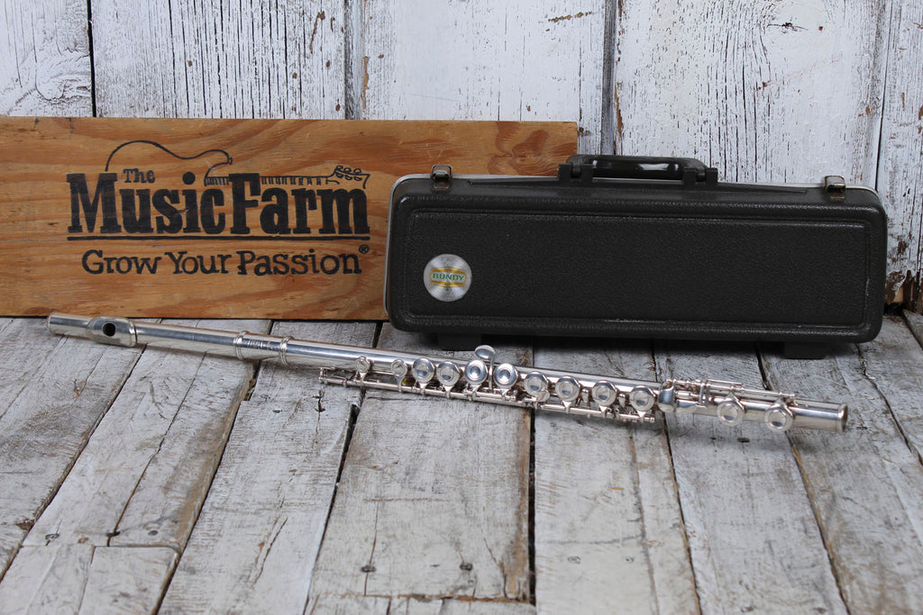 Bundy Student Model Silver Plated Flute with Hardshell Case