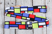 Load image into Gallery viewer, Henry Heller 2&quot; Artist Series Sublimation Strap - Mondrian Pattern Design