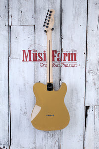 Fender® Squier Affinity Left Handed Telecaster Electric Guitar Butterscotch Blonde Tele