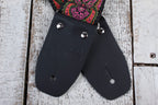 Henry Heller 2 Inch Woven Jacquard Guitar  Strap with Tri Glide & Nylon Backing Multi-Color