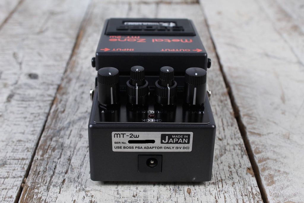Boss MT-2W Metal Zone Waza Craft Pedal Electric Guitar Distortion Effects Pedal