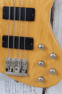 DeArmond Pilot Pro Bass 4 String Electric Bass Guitar Natural Finish