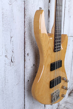 Load image into Gallery viewer, DeArmond Pilot Pro Bass 4 String Electric Bass Guitar Natural Finish