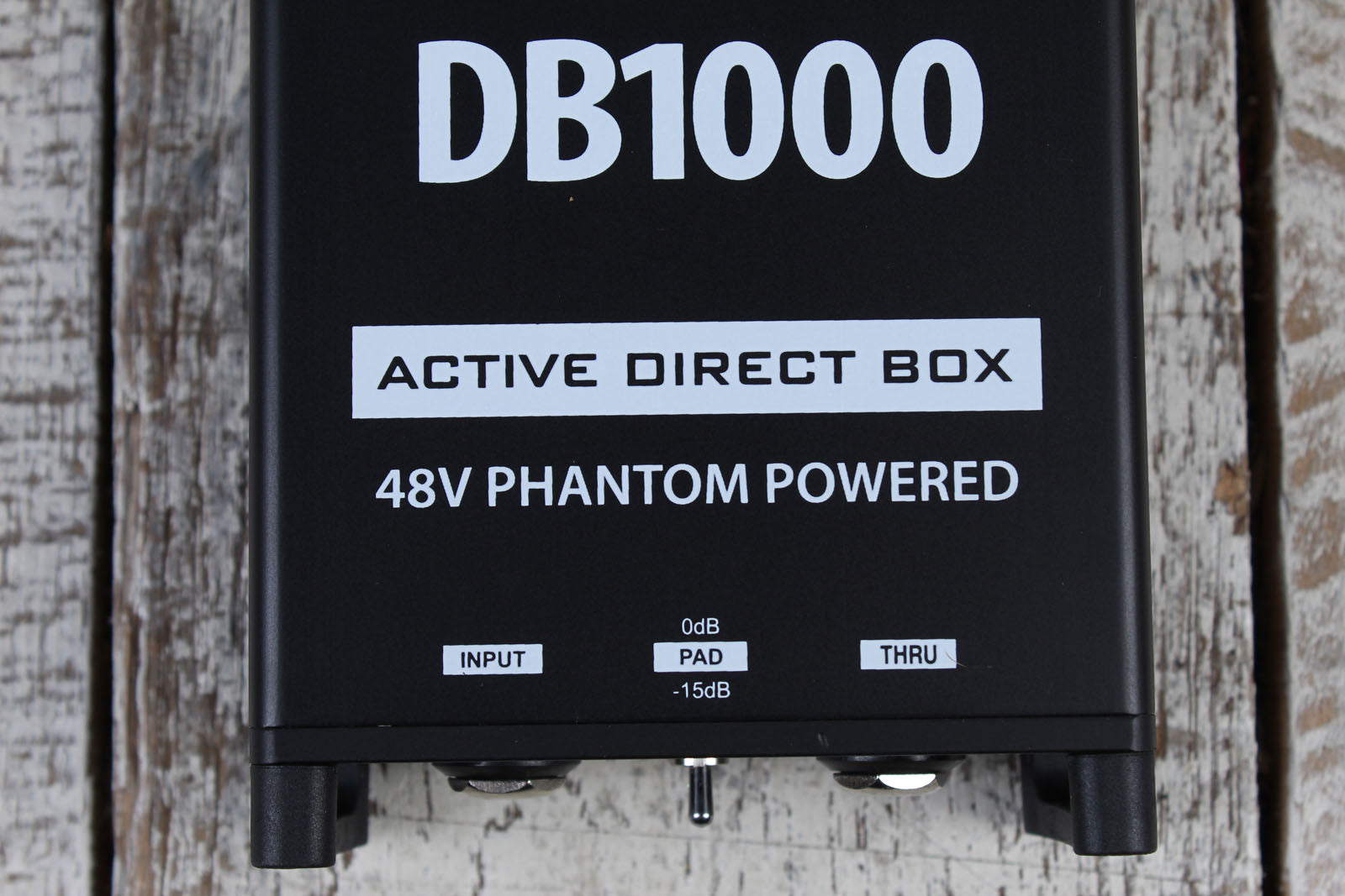 On-Stage DB100 Active DI Box for Acoustic Guitars Bass Guitars Keyboards and More