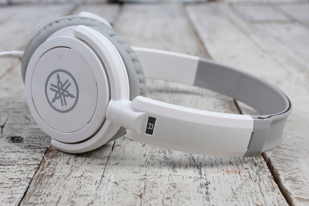 Yamaha HPH-100WH Dynamic Closed Back Headphones with Adjustable Headband White
