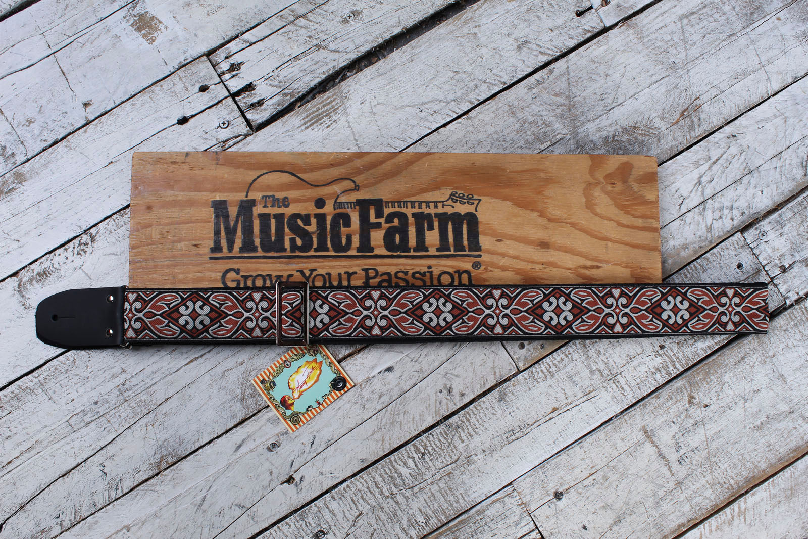 Henry Heller 2" Woven Jacquard Strap w/Tri Glide & Nylon Backing - Multi Color Secondary image