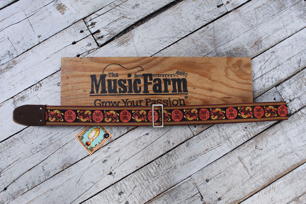 Henry Heller 2" Woven Jacquard Strap w/Tri Glide & Nylon Backing - Multi Color