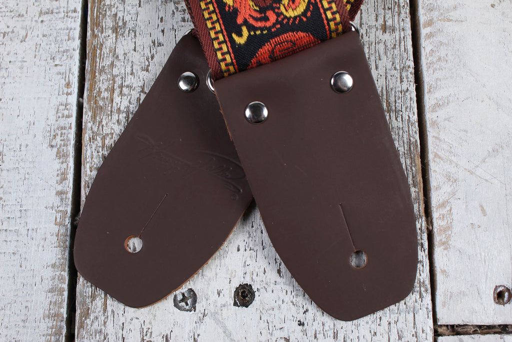 Henry Heller 2" Woven Jacquard Strap w/Tri Glide & Nylon Backing - Multi Color