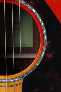 Yamaha FG830 Dreadnought Acoustic Guitar Solid Spruce Top Autumn Burst Finish