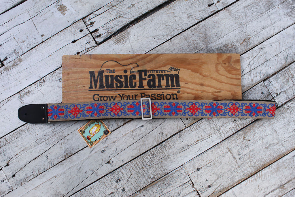 Henry Heller 2" Woven Jacquard Strap w/Tri Glide & Nylon Backing - Multi Color