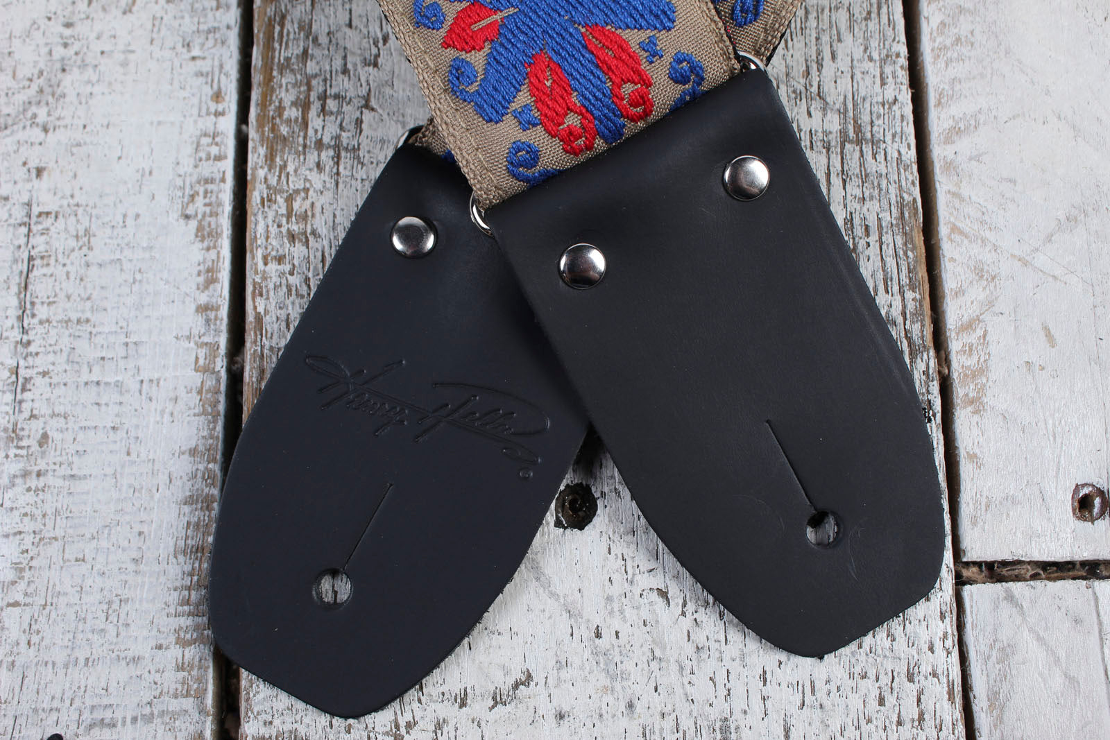 Henry Heller 2" Woven Jacquard Strap w/Tri Glide & Nylon Backing - Multi Color