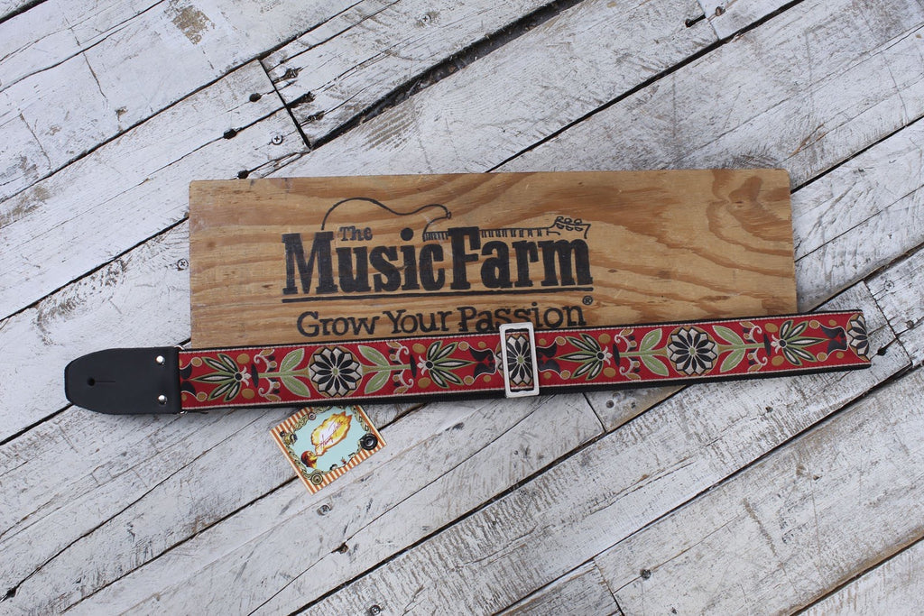 Henry Heller 2" Woven Jacquard Strap w/Tri Glide & Nylon Backing - Multi Color