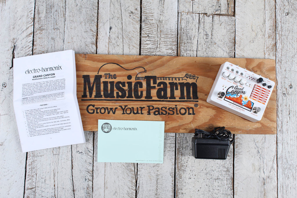 Electro Harmonix Grand Canyon Delay & Looper Pedal Electric Guitar Effects Pedal