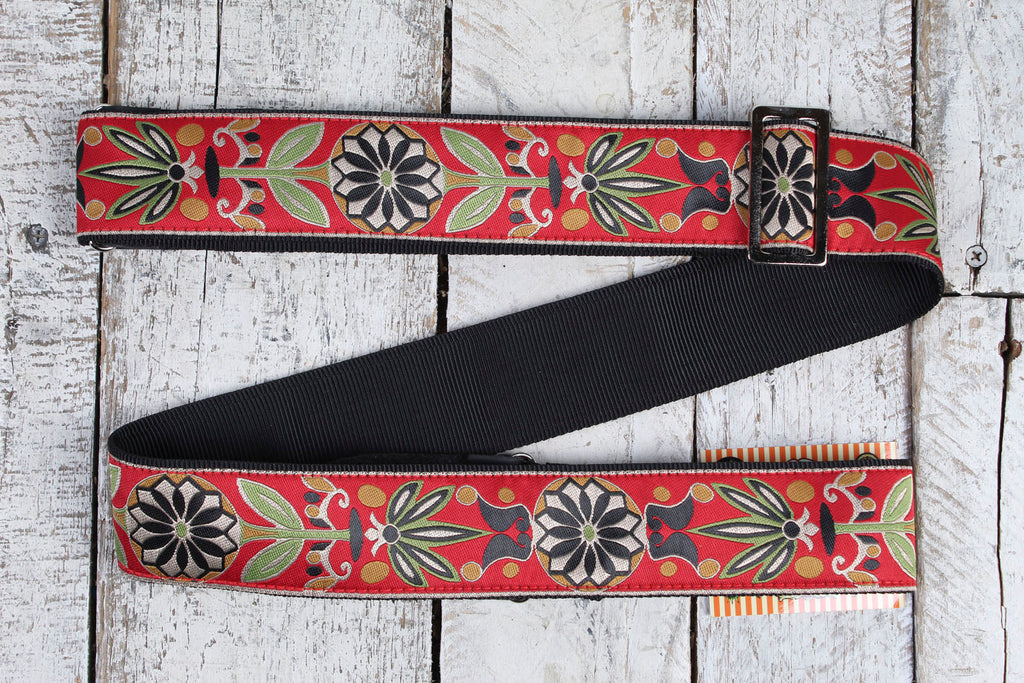 Henry Heller 2" Woven Jacquard Strap w/Tri Glide & Nylon Backing - Multi Color