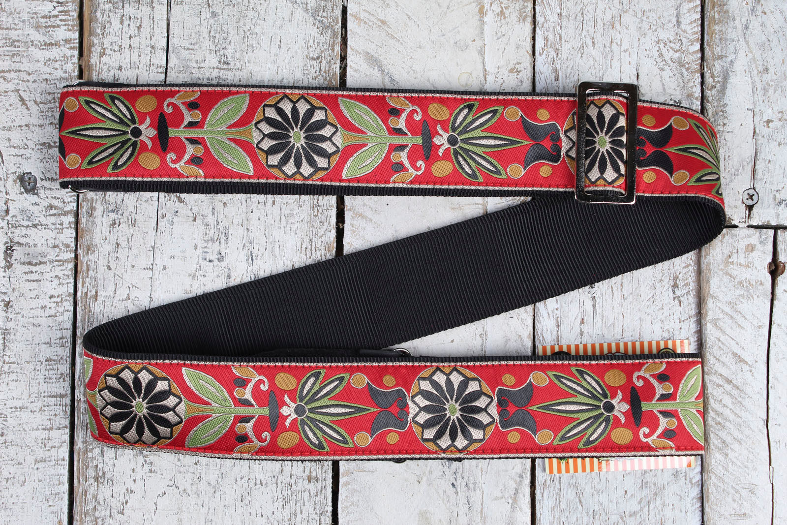 Henry Heller 2" Woven Jacquard Strap w/Tri Glide & Nylon Backing - Multi Color
