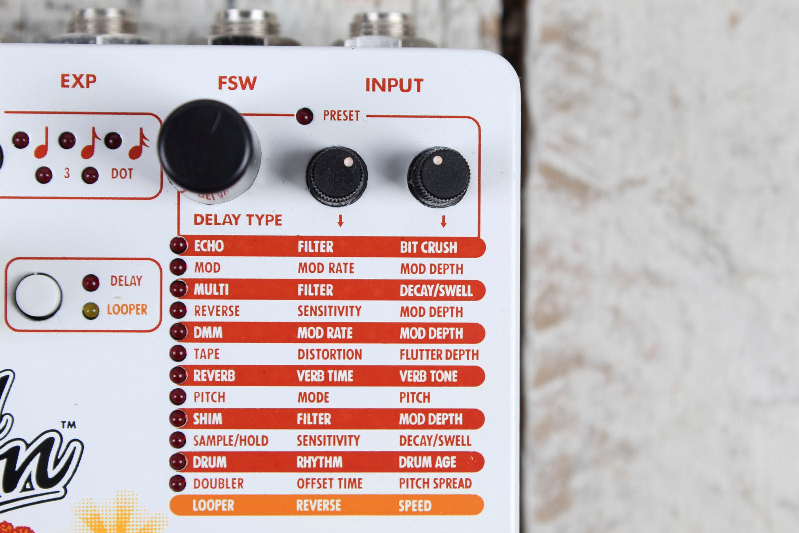 Electro Harmonix Grand Canyon Delay & Looper Pedal Electric Guitar Effects Pedal