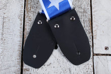 Load image into Gallery viewer, Henry Heller 2&quot; Woven Jacquard Strap w/Tri Glide &amp; Nylon Backing - Blue w/Stars