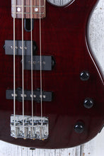 Load image into Gallery viewer, Yamaha TRBX174EW RTB 4 String Bass Electric Guitar Exotic Wood Top Root Beer