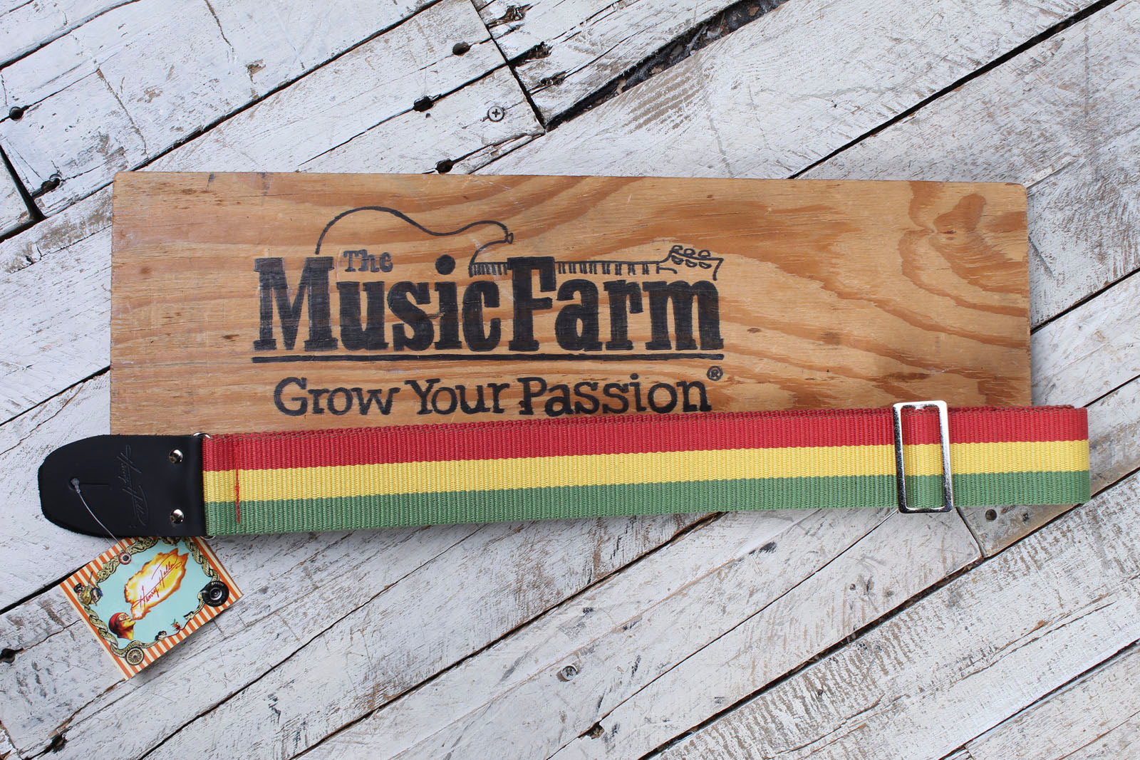 Henry Heller 2" Fashion Cotton Strap - Reggae Colors Secondary image