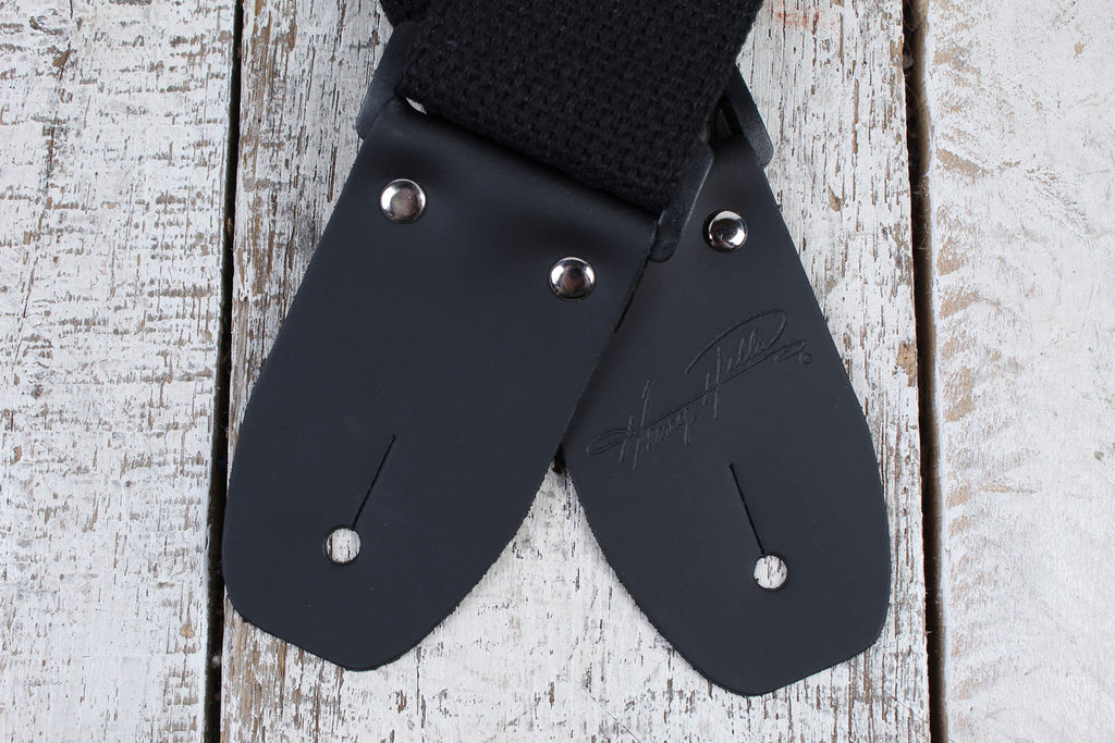 Henry Heller 2" David Hale Cotton Series w/Embroidered Design - Black