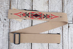 Henry Heller 2" David Hale Cotton Series w/Embroidered Design - Tan