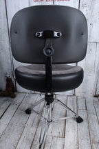 Roc N Soc Manual Spindle Drum Throne Adjustable Height Saddle Seat w Back Rest