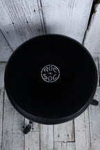 Roc N Soc Manual Spindle Drum Throne Adjustable Height Round Seat Black