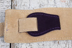 Henry Heller 2.5" Purple Capri Suede Strap with Nubuck Backing