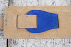 Henry Heller 2.5" Blue Capri Suede Strap with Nubuck Backing