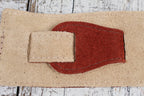 Henry Heller HBS25-RST 2.5 Inch Rust Capri Suede Guitar Strap with Nubuck Backing