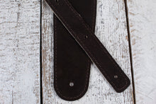 Load image into Gallery viewer, Henry Heller 2.5&quot; Chocolate Suede Strap with Nubuck Backing