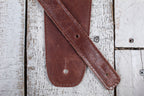 Henry Heller HCAP35-BBR 3.5 Inch Capri Leather Guitar Strap Burnished Brown