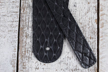 Load image into Gallery viewer, Henry Heller Quilted Garment Leather Strap - Black