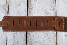 Load image into Gallery viewer, Henry Heller 2.5&quot; Suede w/Leather X&#39;s Strap - Green &amp; Brown