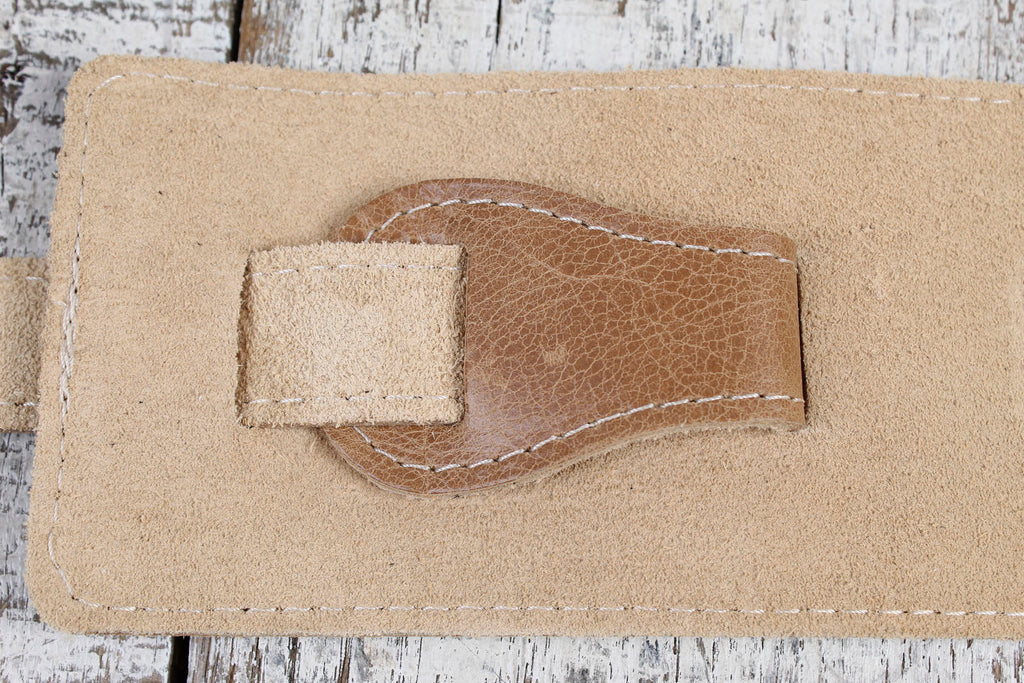 Henry Heller HCAP35-TAN 3.5 Inch Capri Leather Guitar Strap Tan