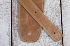 Henry Heller HCAP35-TAN 3.5 Inch Capri Leather Guitar Strap Tan