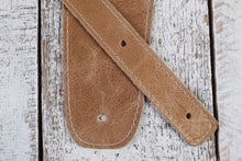 Load image into Gallery viewer, Henry Heller 3.5&quot; Capri Leather Strap w/Suede Backing - Tan