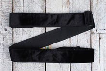 Load image into Gallery viewer, Henry Heller 2&quot; Crushed Velvet Series Strap - Black