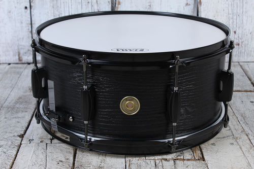 Tama Woodworks Poplar Snare Drum 14 x 6.5 Black Oak Wrap WP1465BKBOW