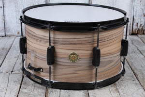 Tama Woodworks Poplar Snare Drum 14 x 8 Zebrawood Wrap WP148BKNZW