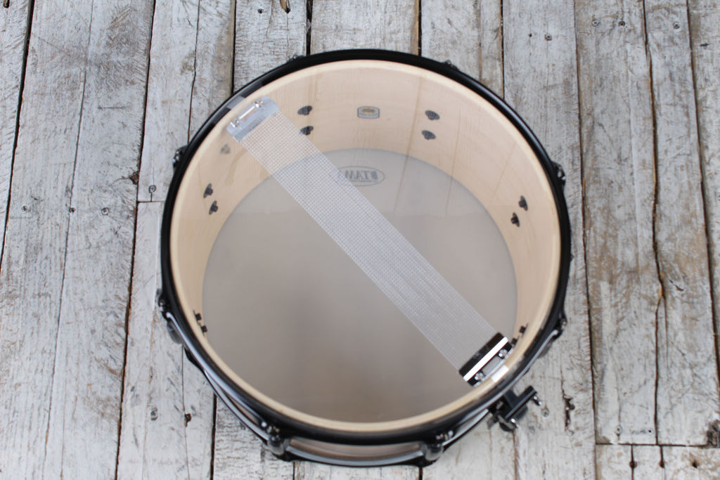 Tama Woodworks Poplar Snare Drum 14 x 8 Zebrawood Wrap WP148BKNZW