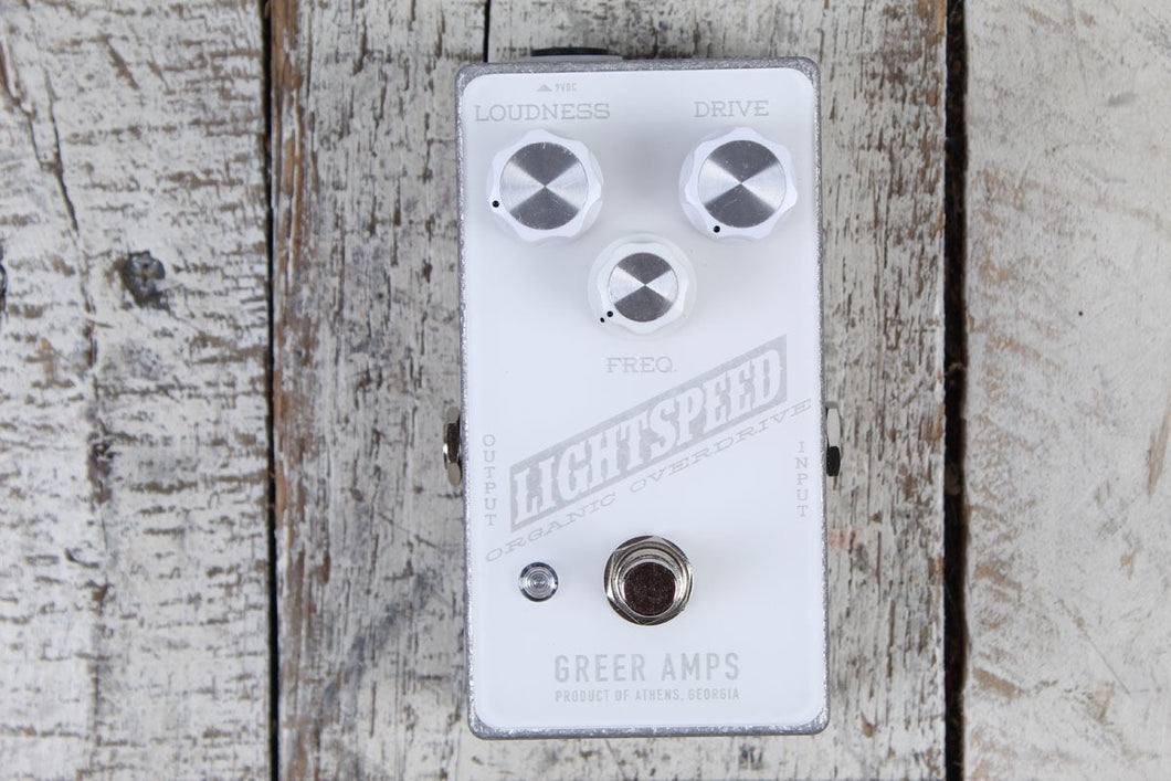 Greer Amps Lightspeed Organic Overdrive Snowblind Electric Guitar Effects Pedal