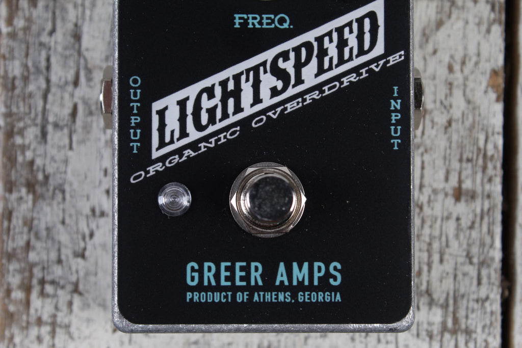 Greer Lightspeed Organic Overdrive Reverse Daphne Electric Guitar Effects Pedal