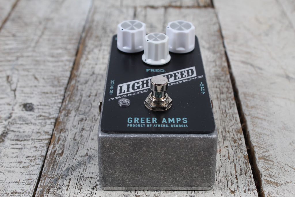 Greer Lightspeed Organic Overdrive Reverse Daphne Electric Guitar Effects Pedal