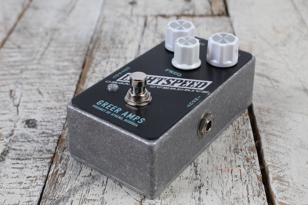 Greer Lightspeed Organic Overdrive Reverse Daphne Electric Guitar Effects Pedal