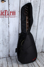 Fender FAB405 Long Scale Acoustic Bass Guitar Gig Bag Black