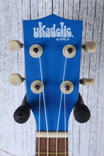 Load image into Gallery viewer, Kala Ukadelic Blue Ink Soprano Ukulele All Wood Uke UK-BLUEINK with Tote Bag